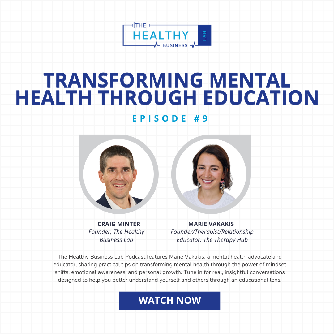 A podcast interview about mental health, business growth, and resilience.