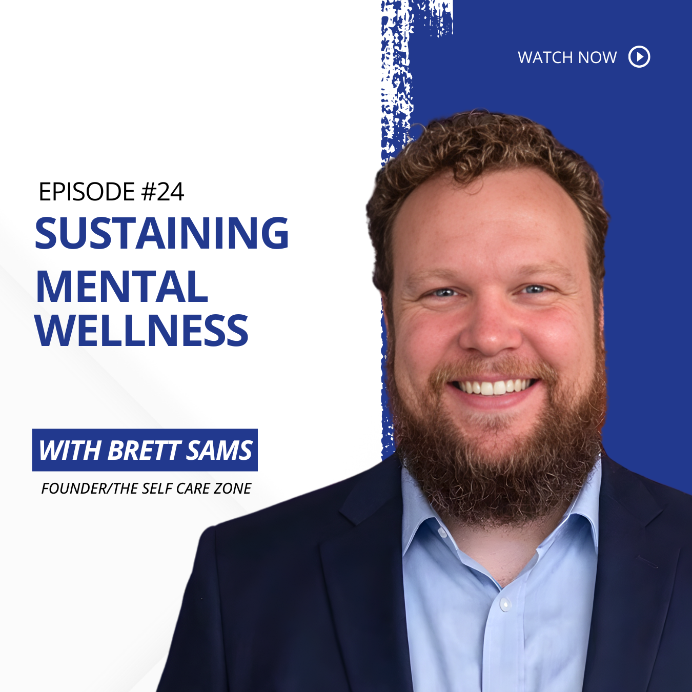 Craig Minter and Brett Sams discussing sustaining mental wellness on The Healthy Business Lab Podcast