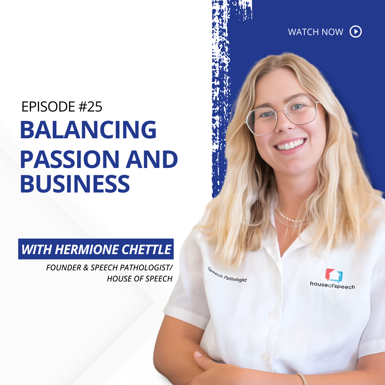 Podcast episode featuring Hermione Chettle discussing allied health business growth and rural healthcare