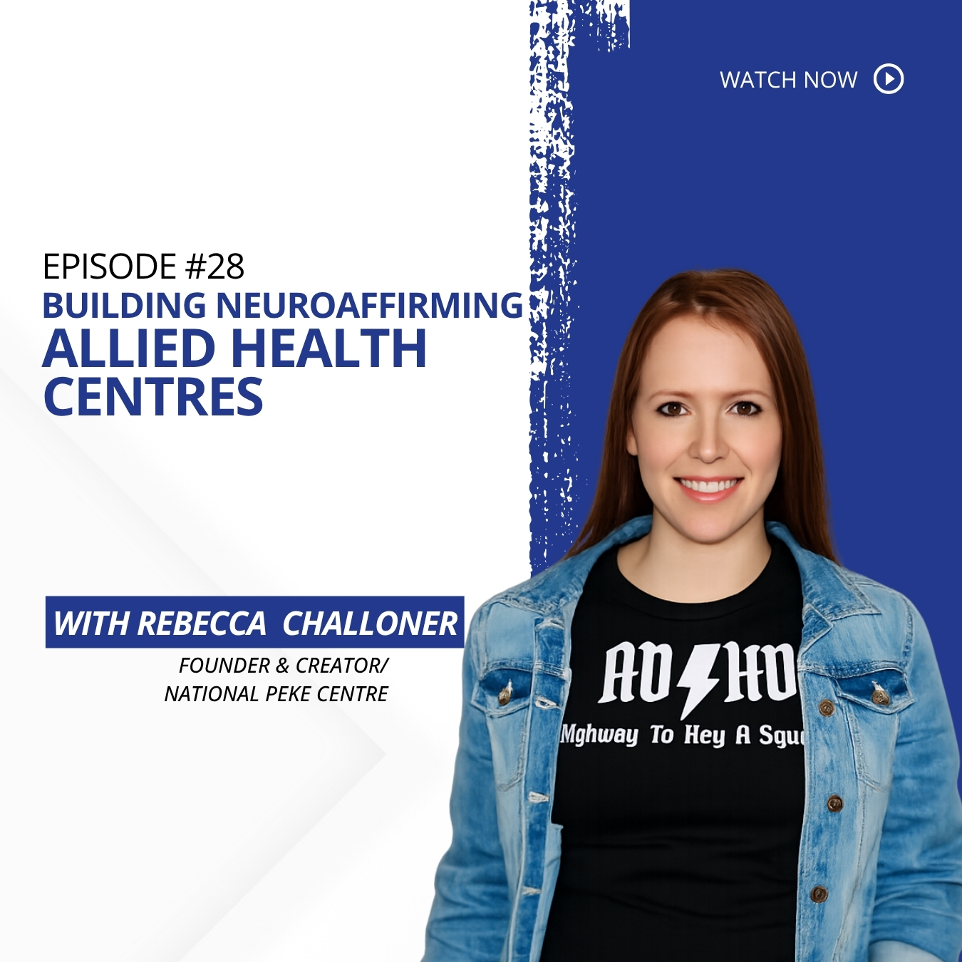 Rebecca Challoner discussing neuroaffirming allied health practices